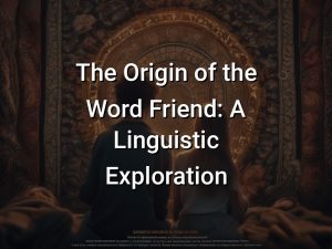 The Origin Of The Word Friend A Linguistic Exploration Symbol Genie The Origin Of The Word Friend A Linguistic Exploration Symbol Genie